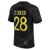 Officiële Voetbalshirt Paris Saint-Germain C. SOLER 28 Vierde Jordan 2022-23 - Heren